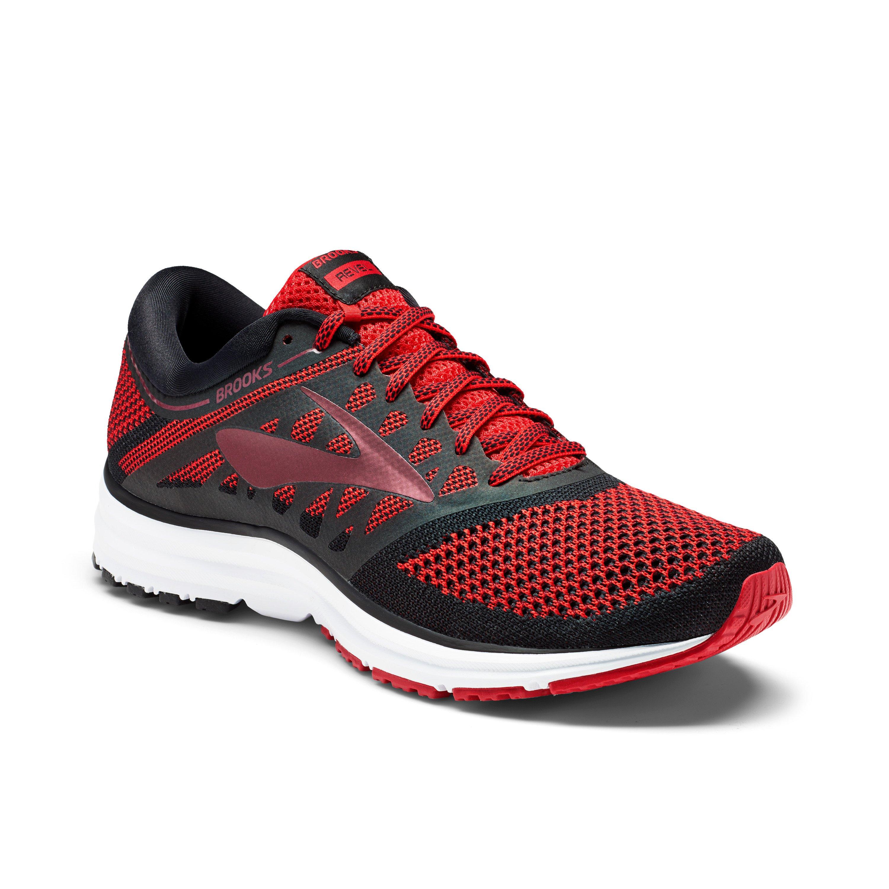 Men's Brooks Revel Running Shoes Red/Black 1102601D669